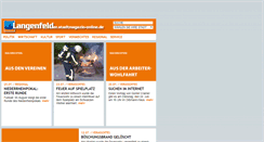 Desktop Screenshot of langenfelder.stadtmagazin-online.de